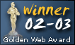 Winner 2002-2003 Golden Web Award